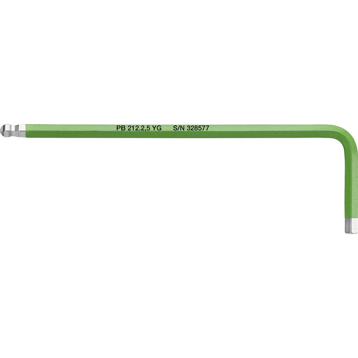 PB Swiss Rainbow Key L-Wrench with Ball Point (Various Sizes)