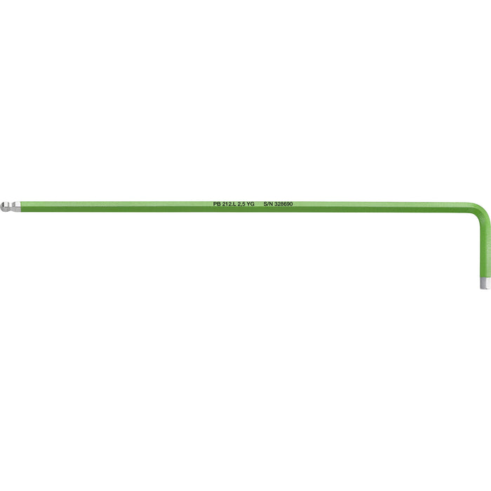 PB Swiss Rainbow Key L-Wrench Long with Ball Point (Various Sizes)