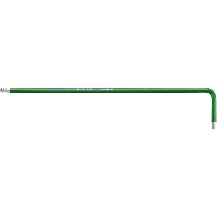 PB Swiss Rainbow Key L-Wrench Long with Ball Point (Various Sizes)