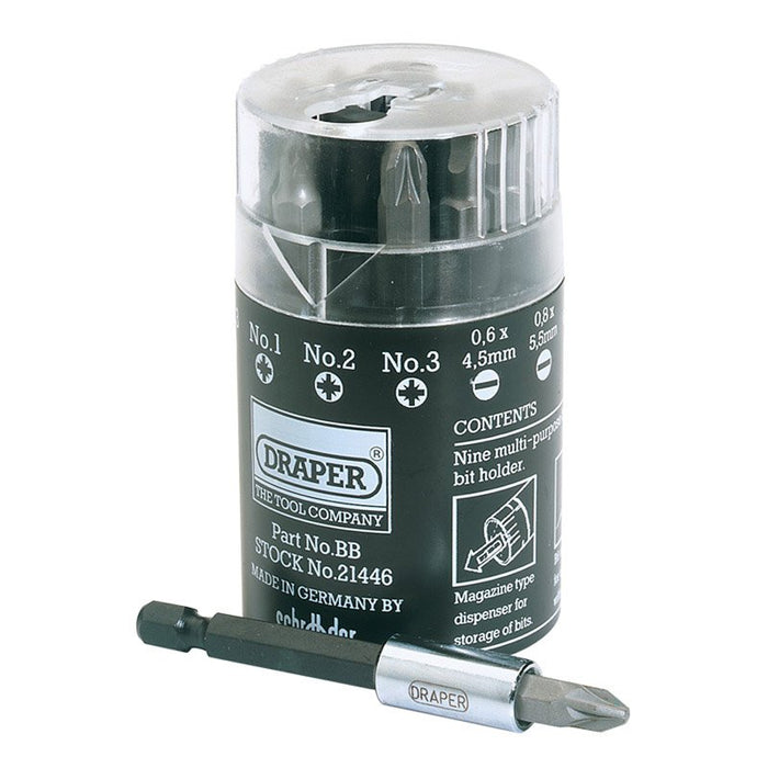 Draper Schröder Screwdriver Bit Dispenser Set (10 Piece) 21446
