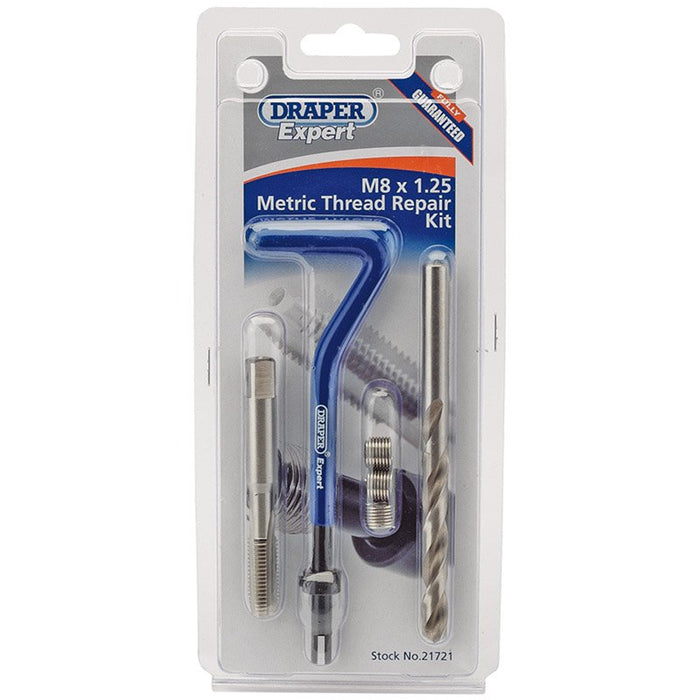 Draper Tools Expert M8 x 1.25 Metric Thread Repair Kit