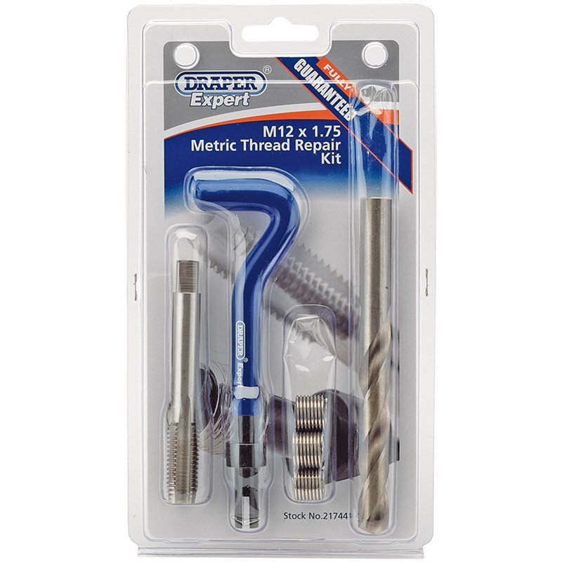 Draper Tools Expert M12 x 1.75 Metric Thread Repair Thread Kit For Sale ...