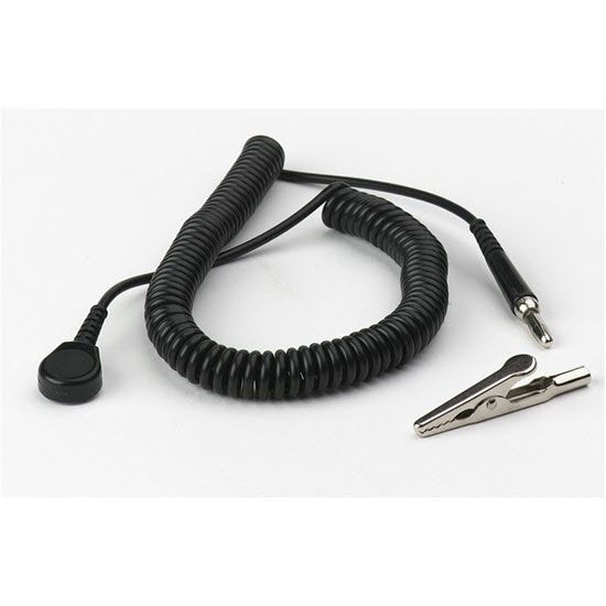 Desco 2210 - Coil Cord, 1.5M, 4mm Snap