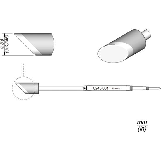 JBC 8.8mm Especial Large Cartridge Tip