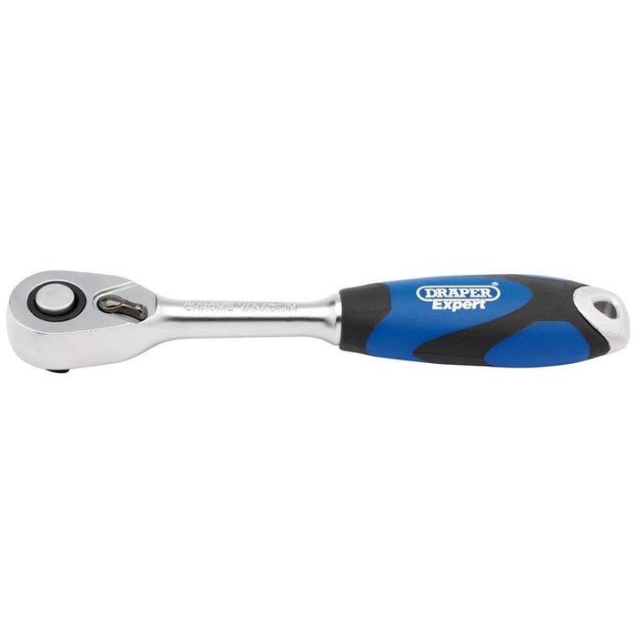 Draper Tools 1/4 Sq. Dr. 72 Tooth Soft Grip Reversible Ratchets