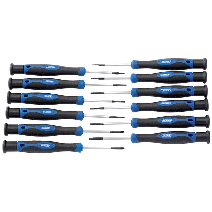 Draper Tools Precision Screwdriver Set (12 Piece)
