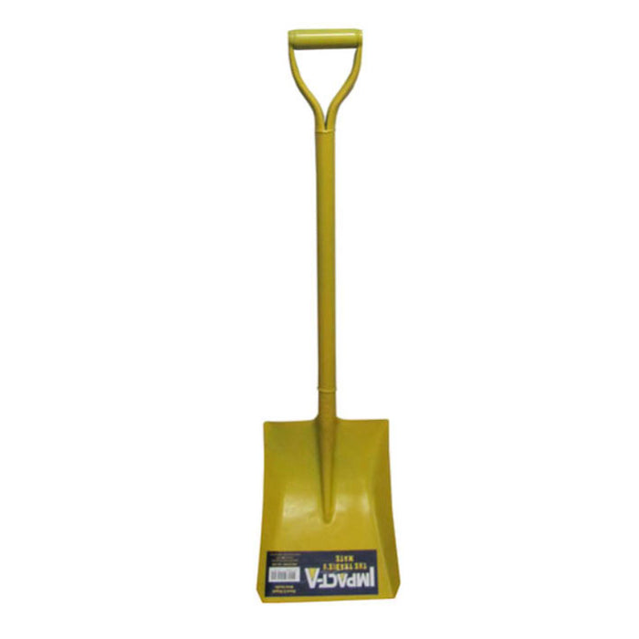 Impact-A D-Shape Shovel Metal Handle Square Shovel Head