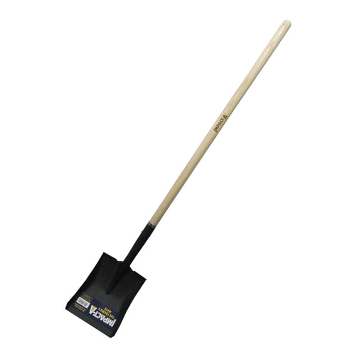 Impact-A 1.2m Taper Square Head Shovel - Wood Handle