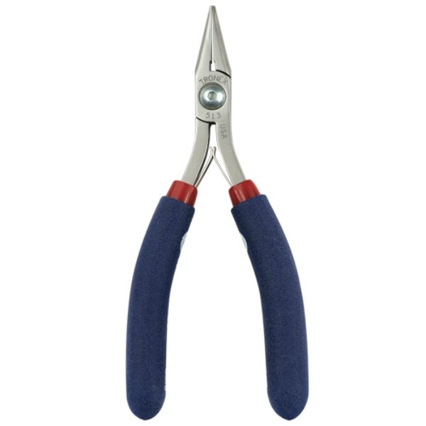 Tronex 513 Chain Nose Short Smooth Jaw Pliers