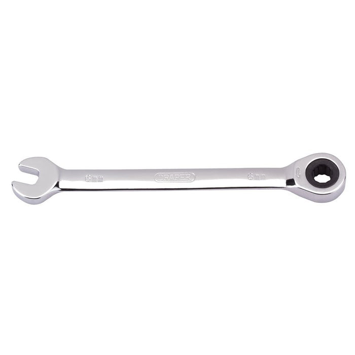Draper Tools 6mm Metric Ratcheting Combination Spanner