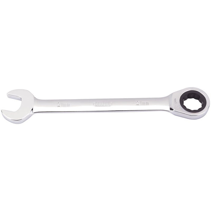 Draper Tools 21mm Metric Ratcheting Combination Spanner