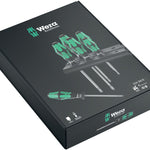 Wera 334/355 Screwdriver Set Kraftform Plus Lasertip & Rack 6 Pce 007681