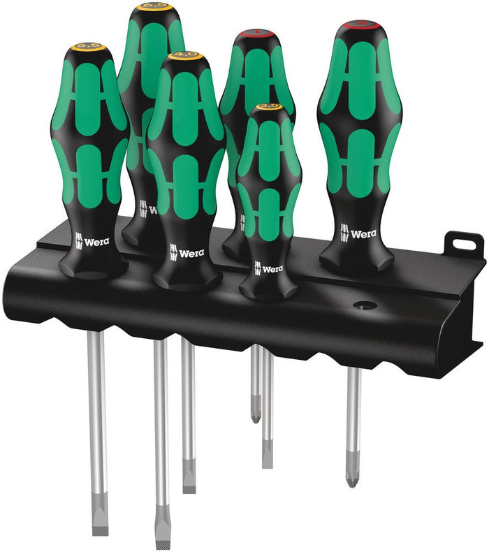 Wera Kraftform Plus SL/PH Screwdriver Set + Rack 6 Pce 105650