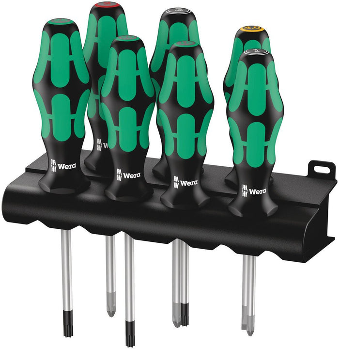 Wera Kraftform Plus Screwdriver Set & And Rack 7 Pce 320540