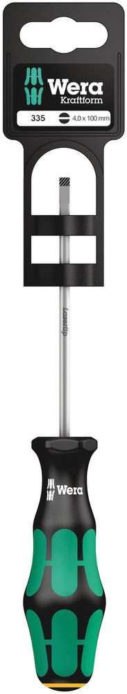 Wera 335 Slotted Screwdriver 0.8x4x100mm 100043