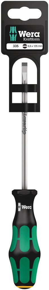 Wera 335 Slotted Screwdriver 1x5.5x125mm 100044