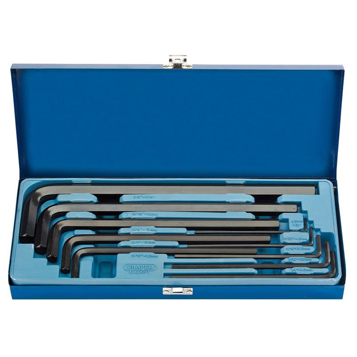 Draper Tools Metric Extra Long Pattern Hexagon Key Set (10 Piece)