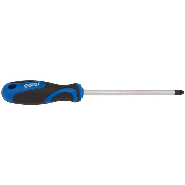 Draper Tools No.3 x 150mm PZ Type Screwdriver with Soft Grip Handles
