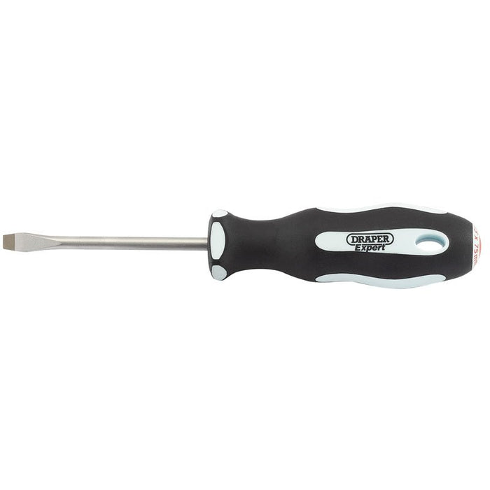 Draper Tools Expert Plain Slot 5.5 x 75mm Soft Grip Screwdrivers