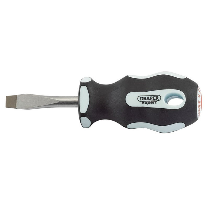 Draper Tools Expert Plain Slot 6.5 x 38mm Soft Grip Screwdrivers