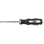 Draper Tools Pound Thru Plain Slot 6.5 x 150mm Soft Grip Screwdrivers