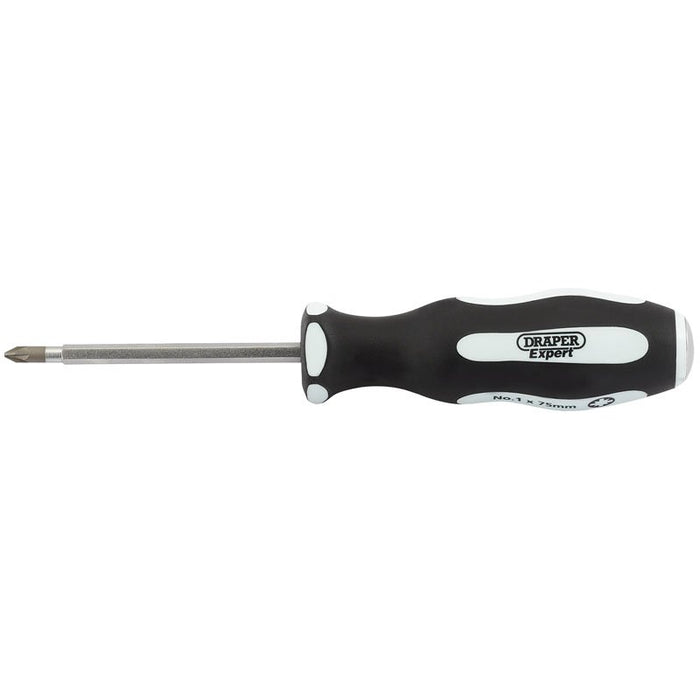 Draper Tools Pound Thru PZ TYPE No:3 x 150mm Soft Grip Screwdriver