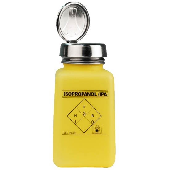 Menda 35278 -One-Touch Durastatic Yellow HDPE 180 ML IPA Printed