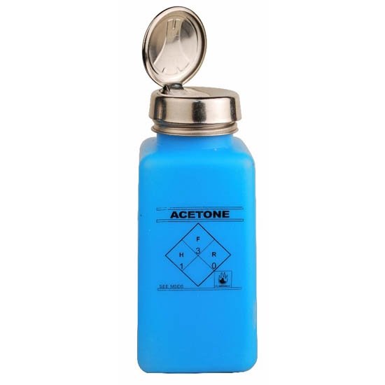 Menda 35288 - One-Touch Blue Durastatic HDPE 240 ML Acetone Printed