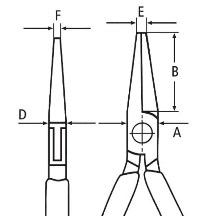 Knipex 35 52 145 Electronics Grippers With Multi-Component Handles 145 Mm