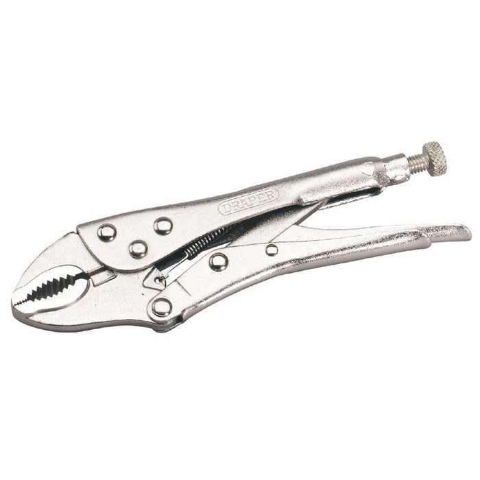 Draper Tools Curved Jaw Self Grip Pliers (185mm)