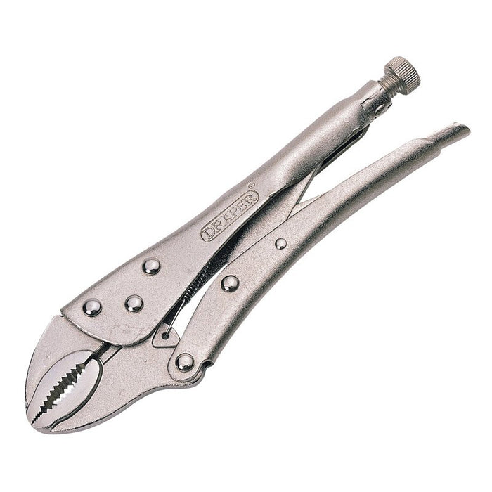Draper Tools Curved Jaw Self Grip Pliers (220mm)