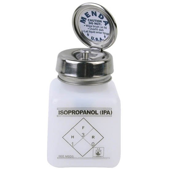 Menda 35396 - Natural Square HDPE Bottle with One-Touch Pump, Printed 