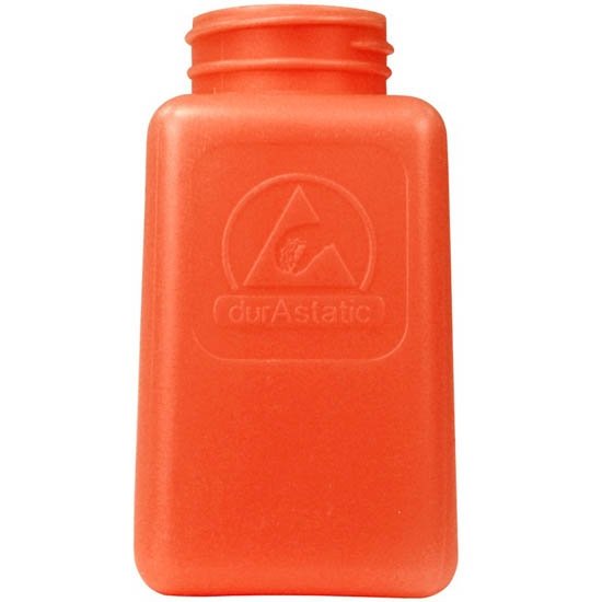 Menda 35491 - durAstaticÂ® Dissipative Orange HDPE Bottle, 180mL
