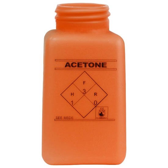 Menda 35492 - durAstaticÂ® Dissipative Orange HDPE Bottle Printed with 