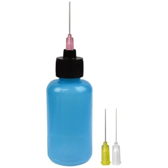 Menda 35598 - Flux Dispenser, Durastatic, 60 ML, Blue, 18-20-26 GA Needles