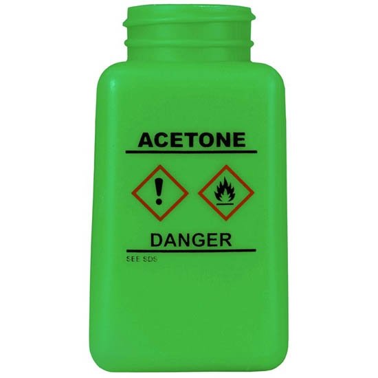 Menda 35732 - durAstaticÂ® Dissipative Green HDPE Bottle, GHS Label with 