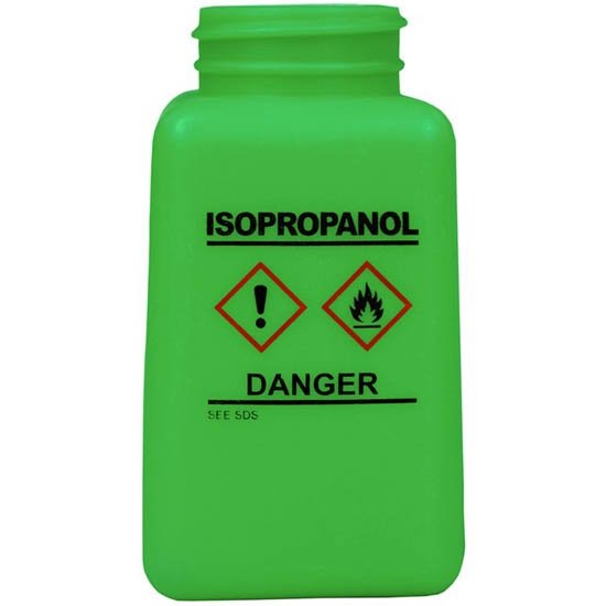 Menda 35737 - durAstaticÂ® Dissipative Green HDPE Bottle, GHS Label with 
