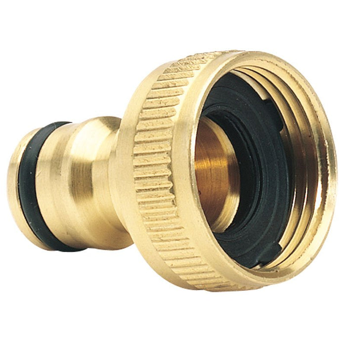 Draper Tools Brass Garden Hose Tap Connector (3/4)