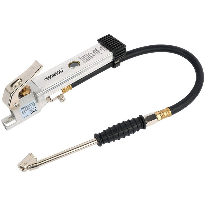 Draper Tools Air Line Inflator with Twin Open Ended Push On Connector