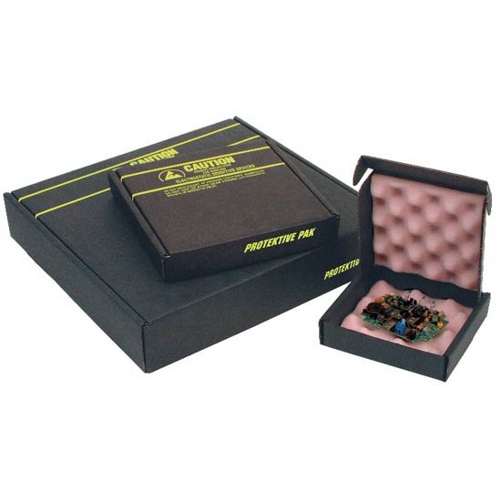 Desco 37053 - Circuit Board Shipper with Foam, 178mm x 127mm x 38mm