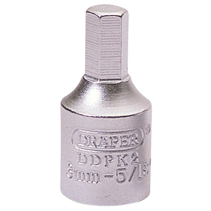 Draper Tools 8mm Hexagon-5/16 3/8 Square Drive Drain Plug Key