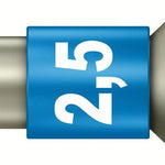 Wera 3840/1 Stainless Hex Torsion Insert Bit 2.5mmx25mm 071072