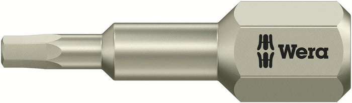 Wera 3840/1 Stainless Hex Torsion Insert Bit 3/32
