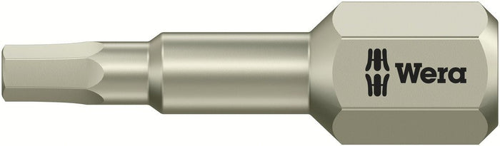 Wera 3840/1 Stainless Hex Torsion Insert Bit 7/64
