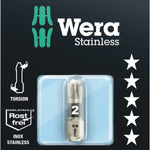 Wera 3855/1 Torsion Pozi Bit Stainless PZ 3x25mm 073615