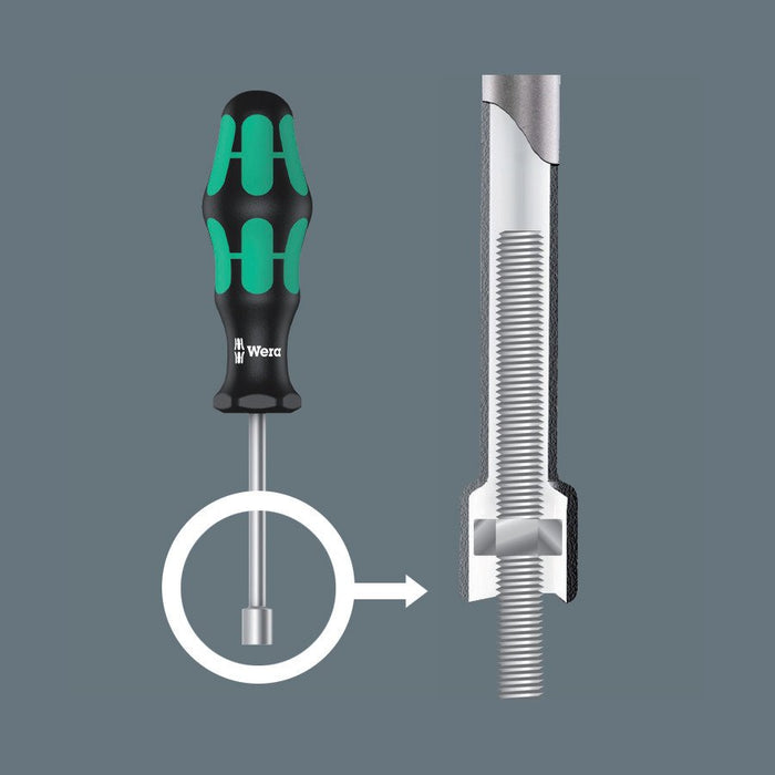 Wera 395 Hollow Shaft Nutdriver 1/4