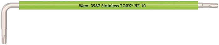 Wera 3967 TorxÂ® L-Key Multicolour With Holding Function Long TX10x112mm 022682