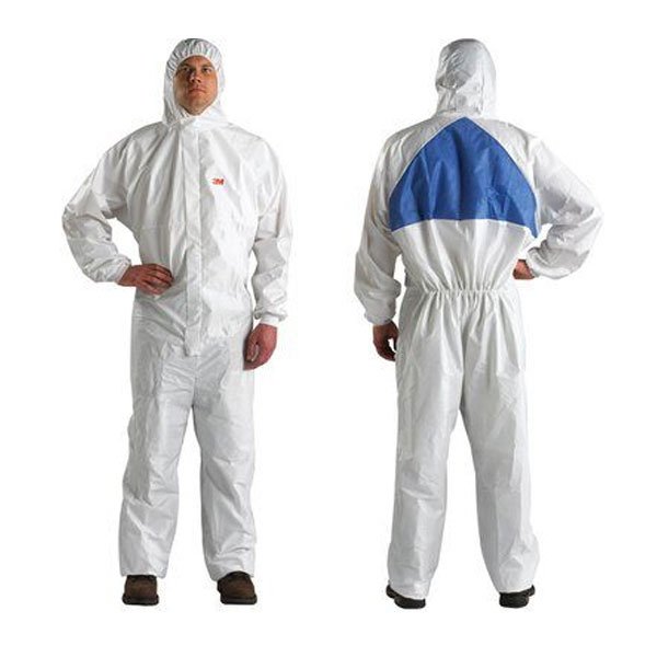 3M Protective Coverall 4540+ Anti-Static White Size XL Asbestos Approved