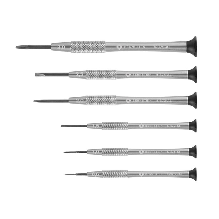 Bernstein Watchmakers Slotted Screwdriver Set 6 Piece