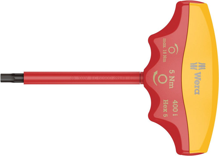 Wera 400 I VDE Hex Insulated Torque-Indicator 4x90mm 004980
